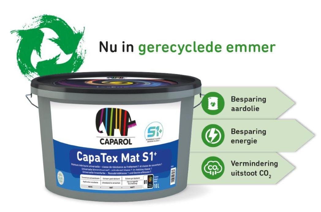 Caparol zet nieuwe stap naar een duurzamere verfbranche