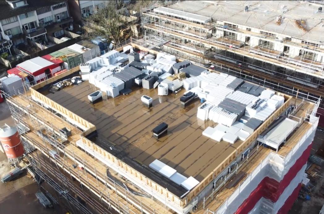 Introductie plat dakisolatie met een lage CO₂‑footprint