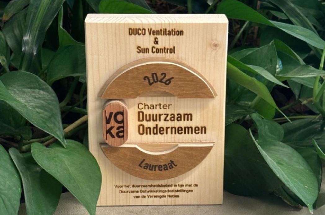 DUCO ontvangt opnieuw het VCDO-certificaat voor duurzaam ondernemen in 2026
