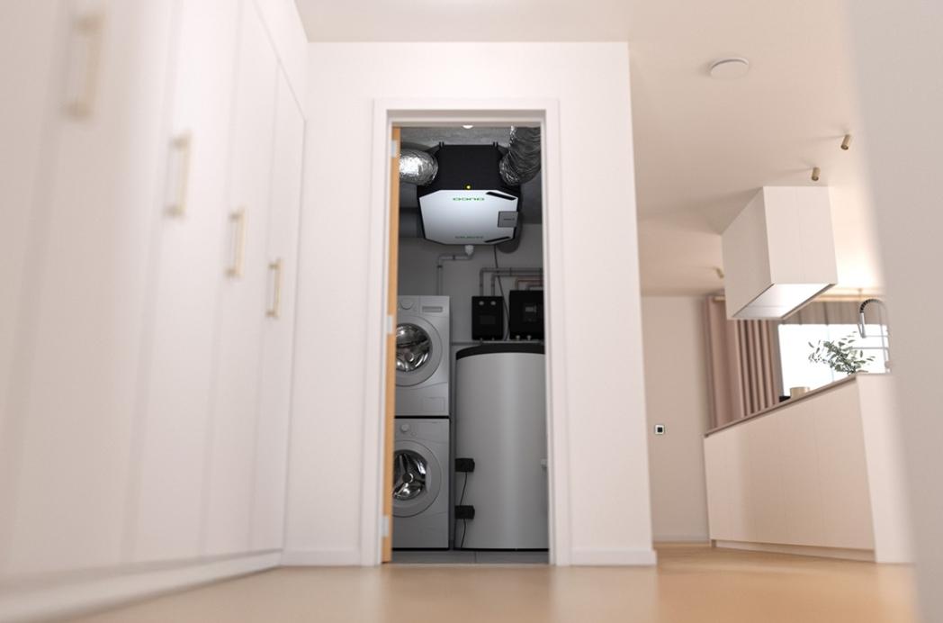 DucoBox Energy Sky tilt comfort naar een hoger niveau in loftwoning uit 1890