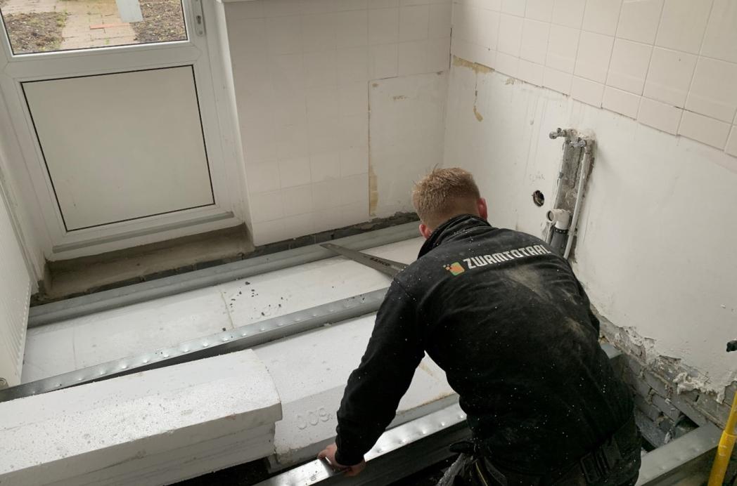 Goed geïsoleerde begane grond vloeren