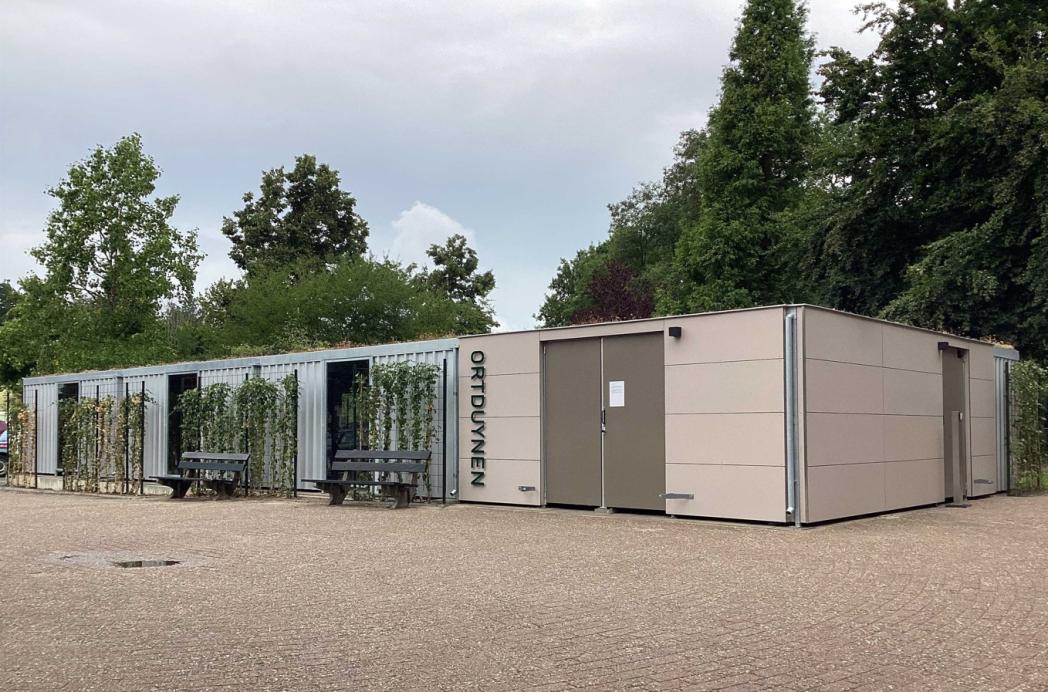 Falco realiseert multifunctionele overkapping bij appartementencomplex