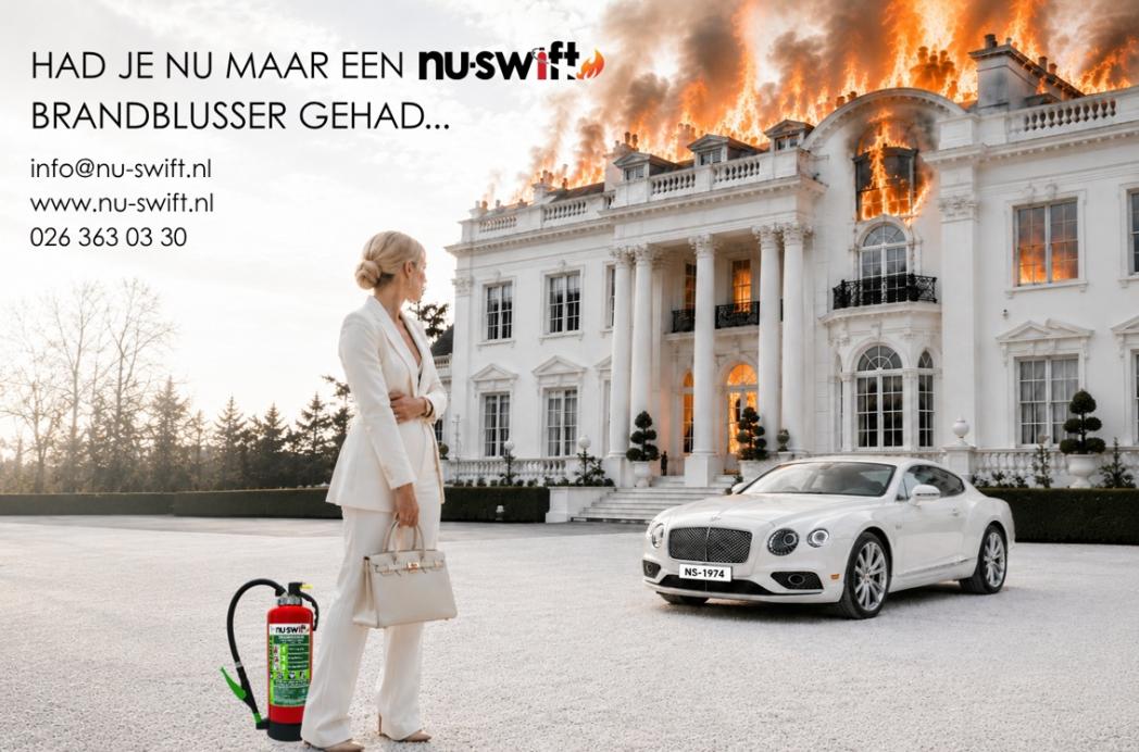 Had je nu maar een Nu-Swift blusser gehad…