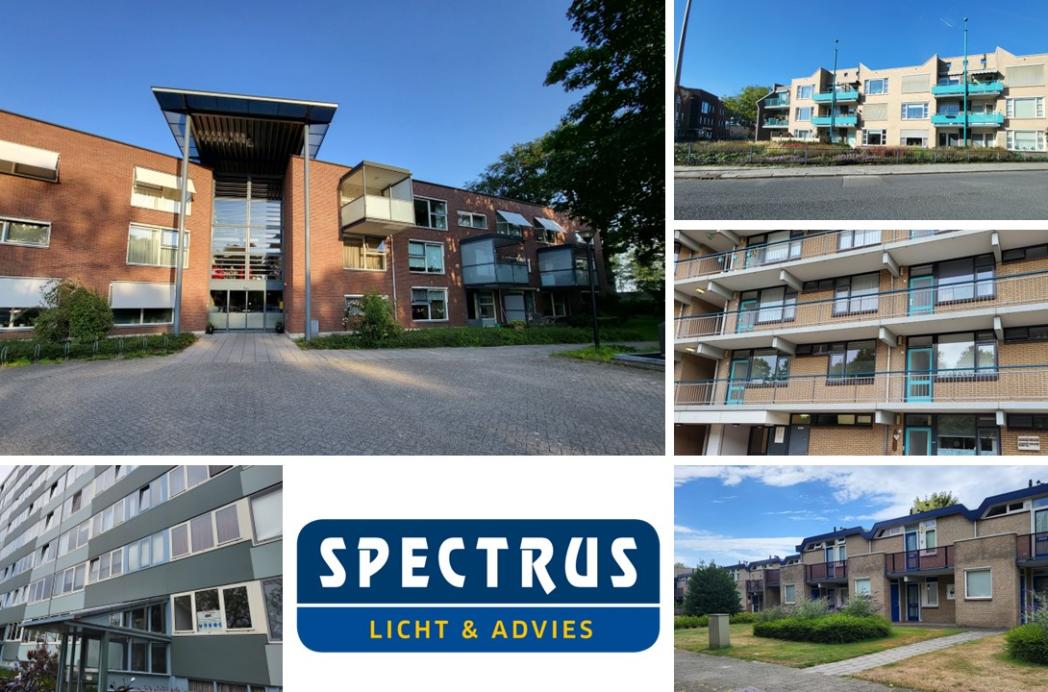 Nieuwe verlichting voor 80 wooncomplexen, traject met Spectrus licht & advies