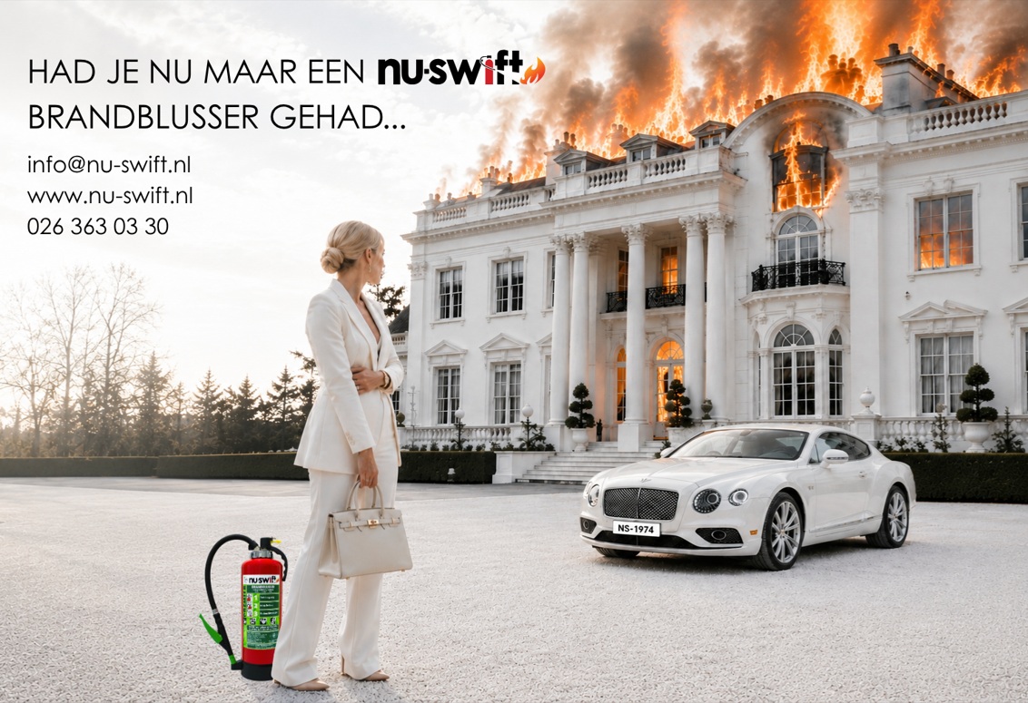 Had je nu maar een Nu-Swift blusser gehad…